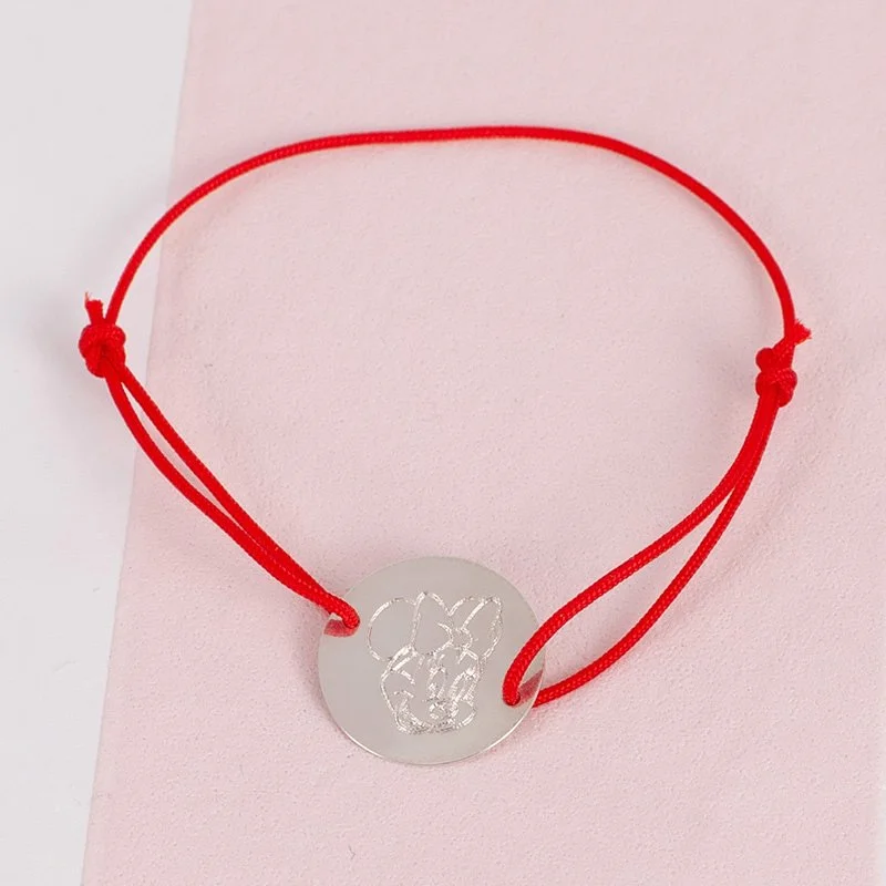 Bratara cu Banut din Argint Minnie Mouse1 Bratara cu Banut din Argint Minnie Mouse1