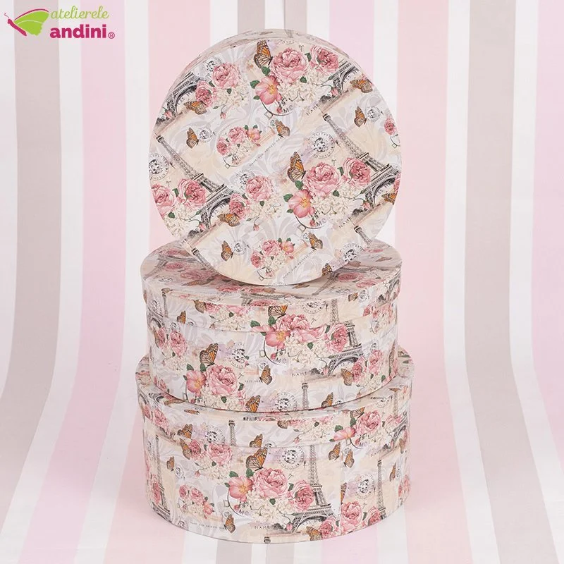 Set Cutii Amintiri Vintage Pink1