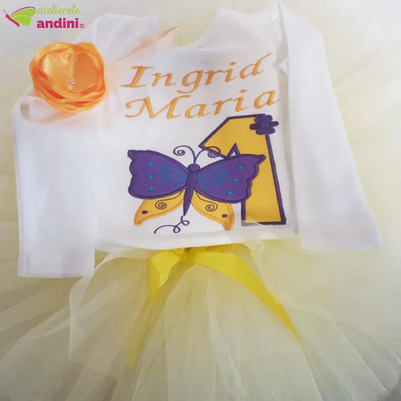 Set Rochita Tutu Mauve Butterfly2 Set Rochita Tutu Mauve Butterfly2