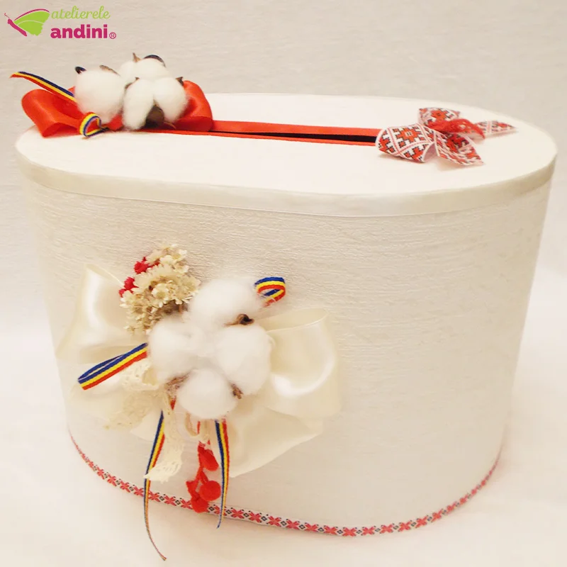 Cutie Dar Botez Flori de Bumbac4