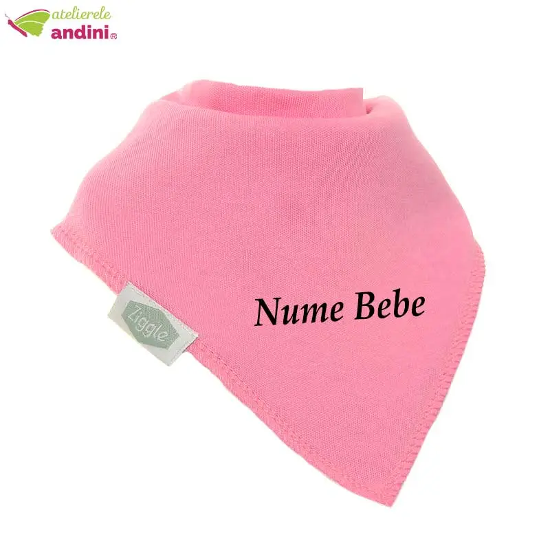 Bavetica Bebe Personalizata Simple Dark Pink1 Bavetica Bebe Personalizata Simple Dark Pink1
