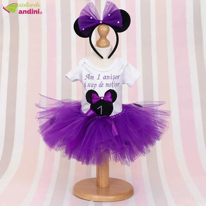 Set Rochita Tutu Purple Bow1 Set Rochita Tutu Purple Bow1