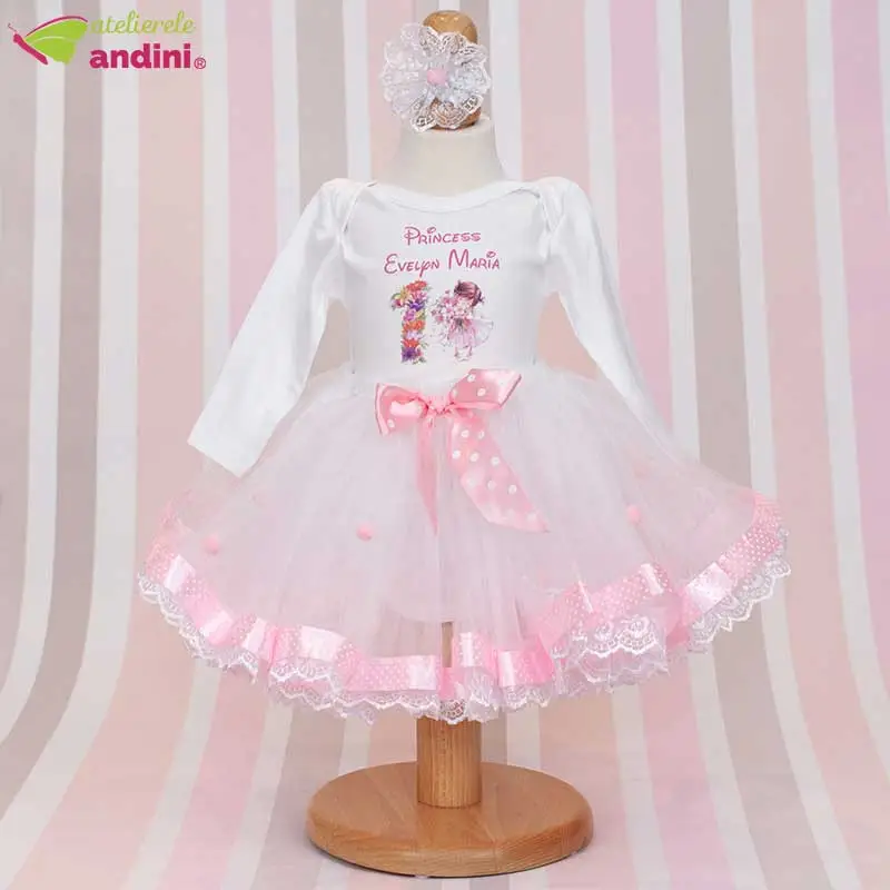 Set RochitaTutu Girl With Flowers1 Set RochitaTutu Girl With Flowers1