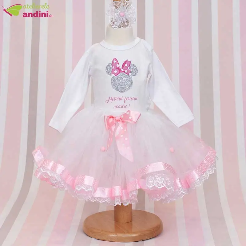 Set RochitaTutu Silver Minnie Mouse1 Set RochitaTutu Silver Minnie Mouse1