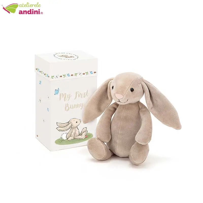 Jucarie Plus My First Bunny Dark Cream4 Jucarie Plus My First Bunny Dark Cream4