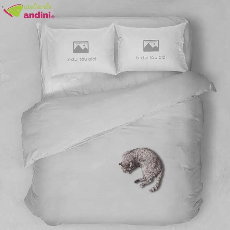 Lenjerie de Pat Personalizata Designul Tau6 Lenjerie de Pat Personalizata Designul Tau6