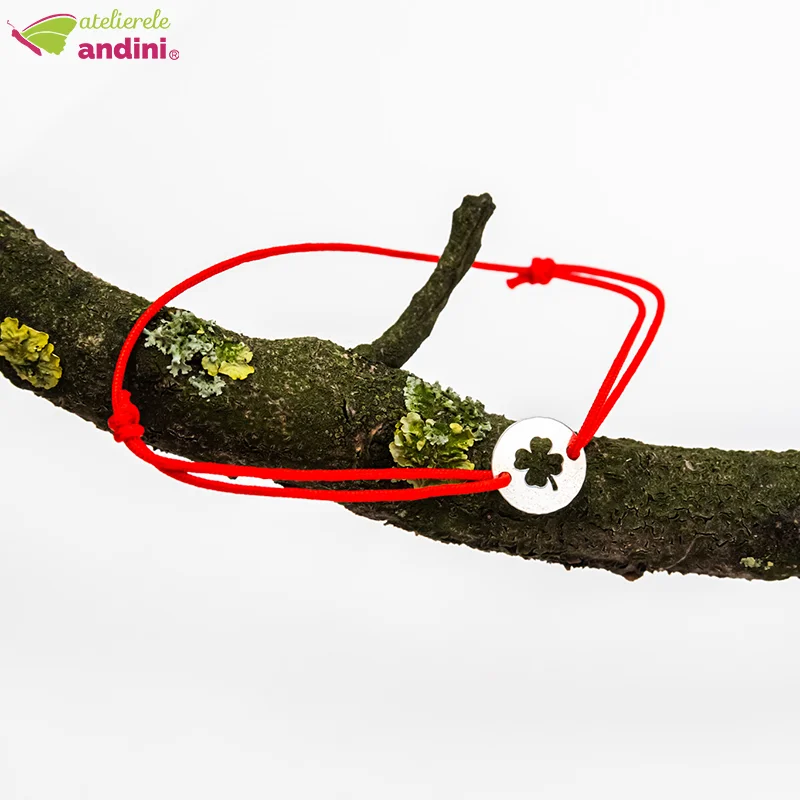 bratara cu banut din argint trifoias2 bratara cu banut din argint trifoias2