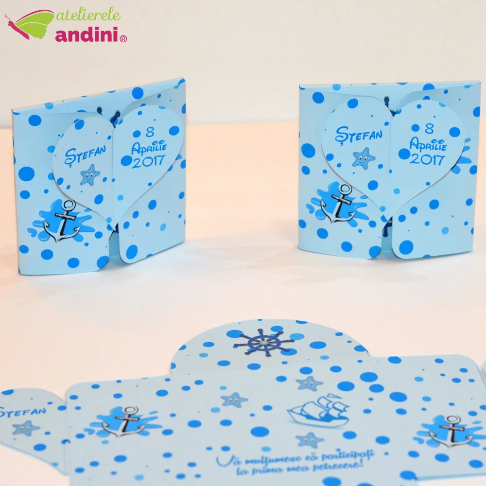 cutiuta personalizata pentru marturie magnet botez inimioara10