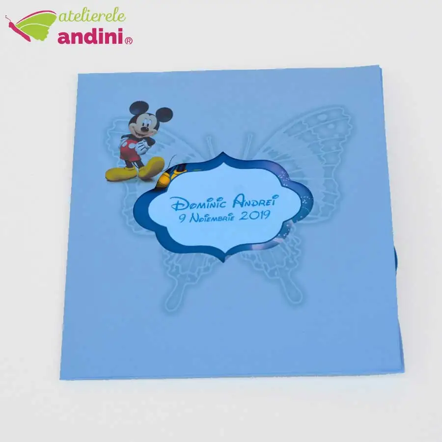 invitatii botez cu plic preformat