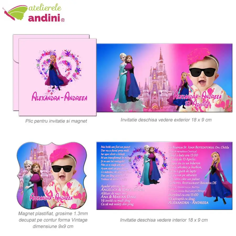 invitatii botez marturie magnet 2in114 invitatii botez marturie magnet 2in114