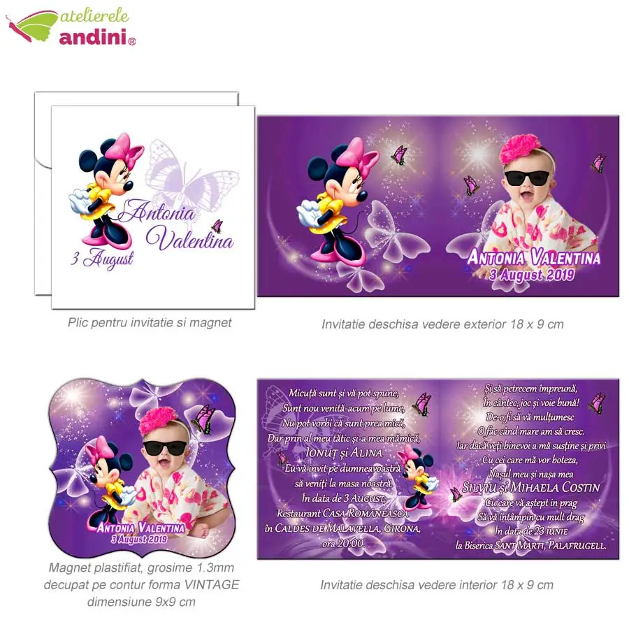 invitatii botez marturie magnet 2in115 invitatii botez marturie magnet 2in115