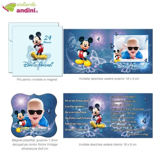 invitatii botez marturie magnet 2in117