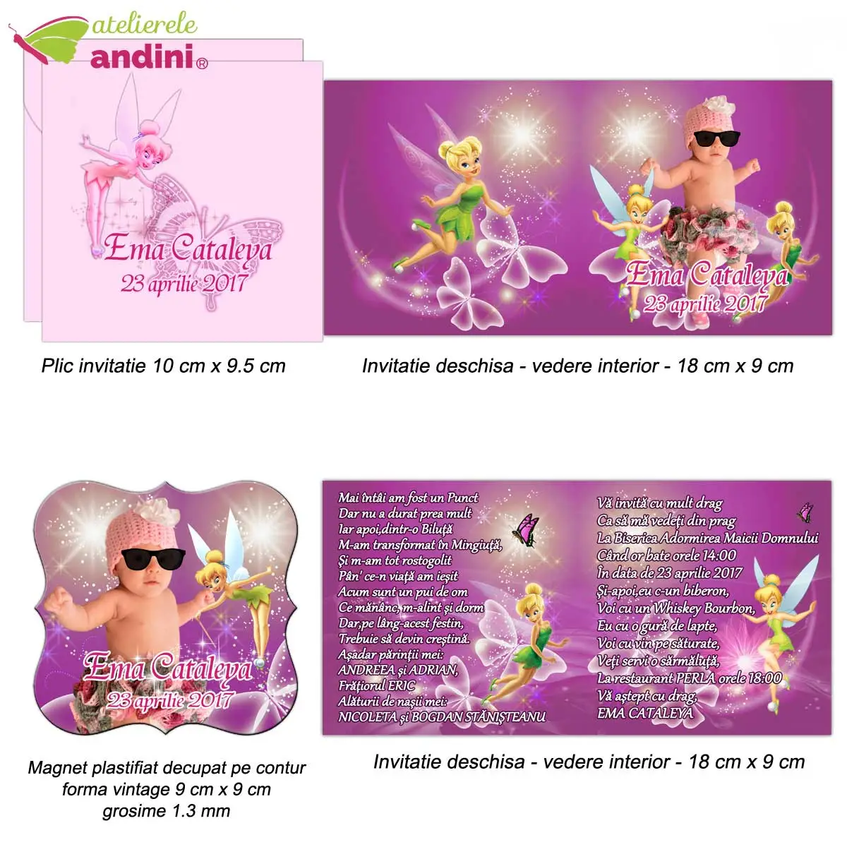 invitatii botez marturie magnet 2in119 invitatii botez marturie magnet 2in119