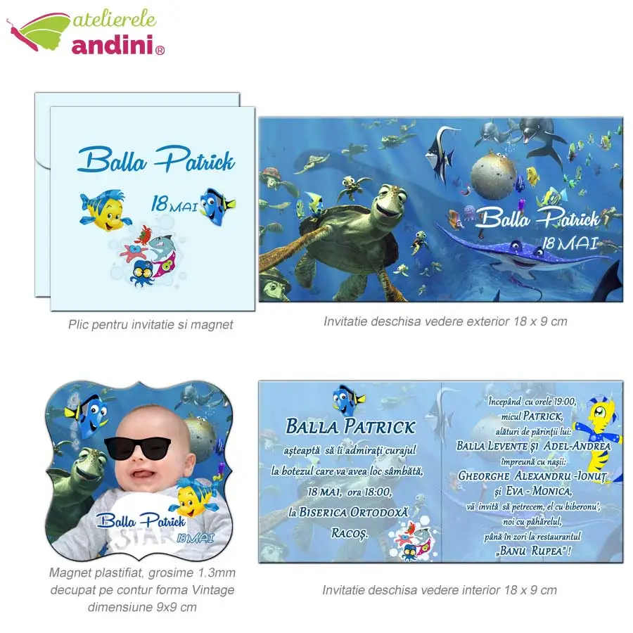 invitatii botez marturie magnet 2in122 invitatii botez marturie magnet 2in122