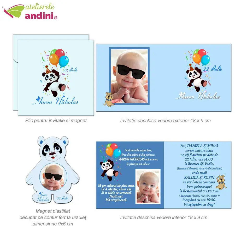 invitatii botez marturie magnet 2in123 invitatii botez marturie magnet 2in123