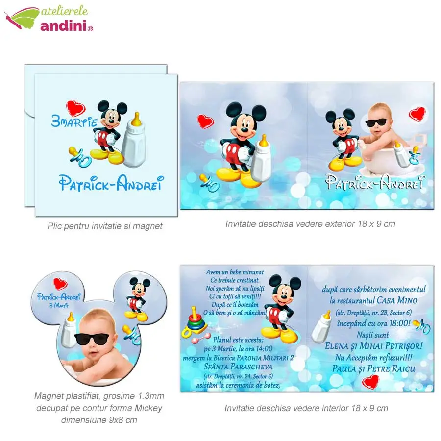 invitatii botez marturie magnet 2in125 invitatii botez marturie magnet 2in125