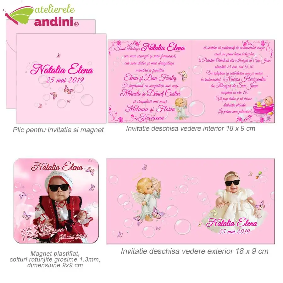 invitatii botez marturie magnet 2in128 invitatii botez marturie magnet 2in128