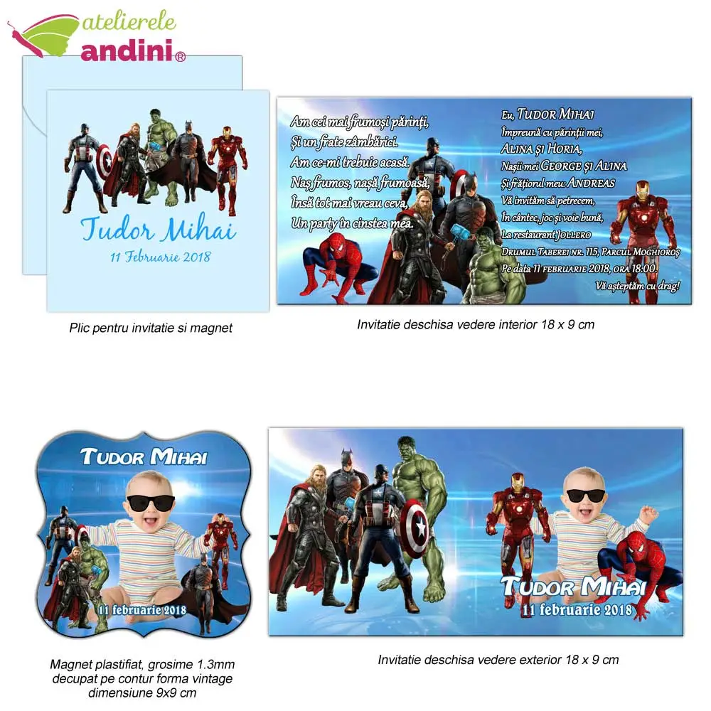 invitatii botez marturie magnet 2in129 invitatii botez marturie magnet 2in129