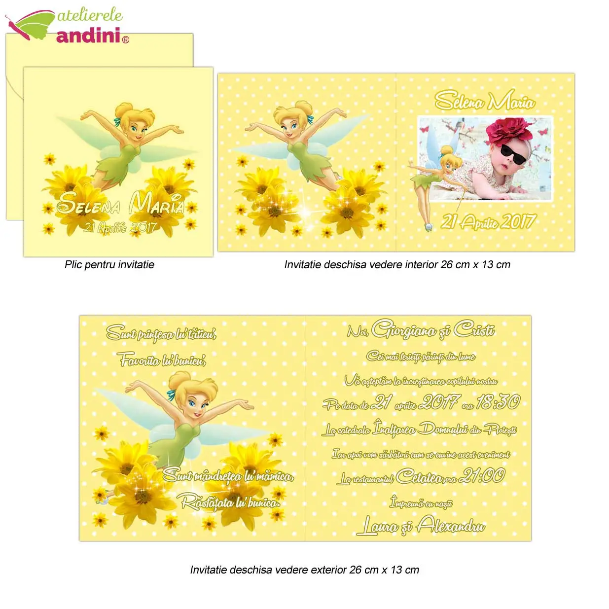 invitatii botez personalizate plic13 invitatii botez personalizate plic13