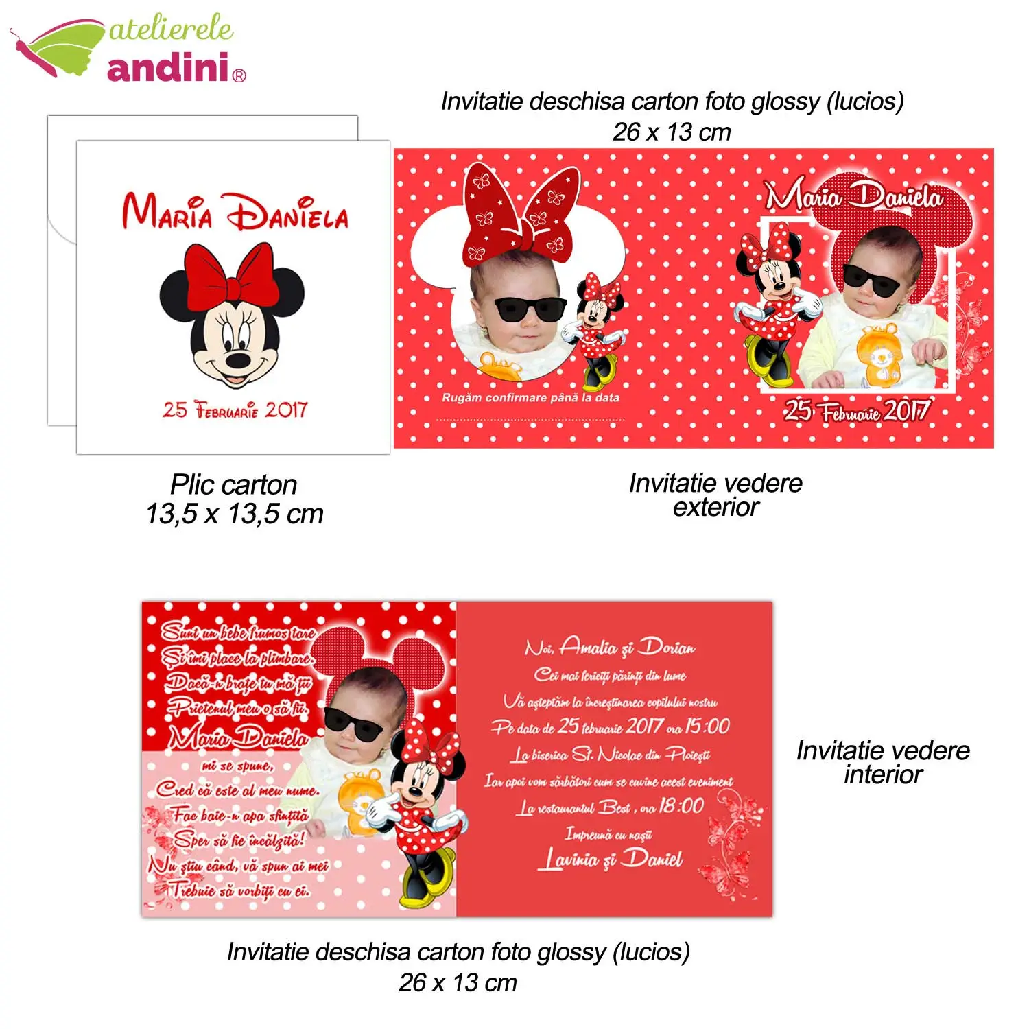 invitatii botez personalizate plic15 invitatii botez personalizate plic15