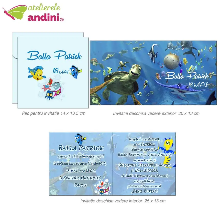 invitatii botez personalizate plic22 invitatii botez personalizate plic22