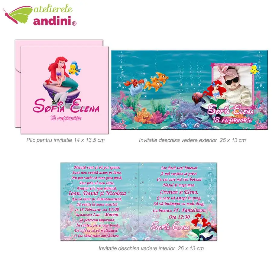 invitatii botez personalizate plic28 invitatii botez personalizate plic28