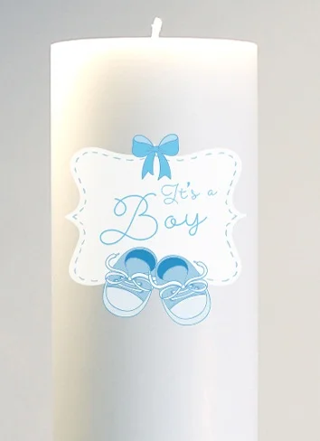 lumanare personalizata botez diverse modele fetita baietel 2