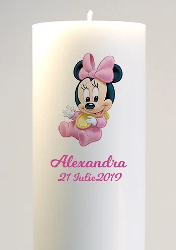 lumanare personalizata botez diverse modele fetita baietel 3