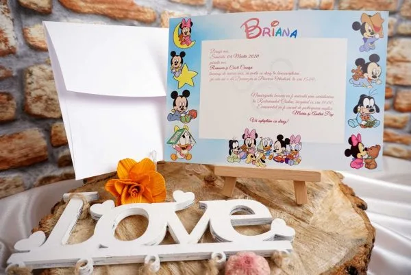 Invitație Botez Disney Babies scaled