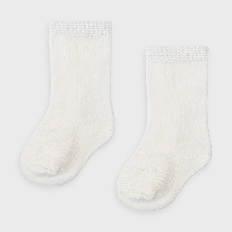 Șosete Bebe Simple Ivory 1