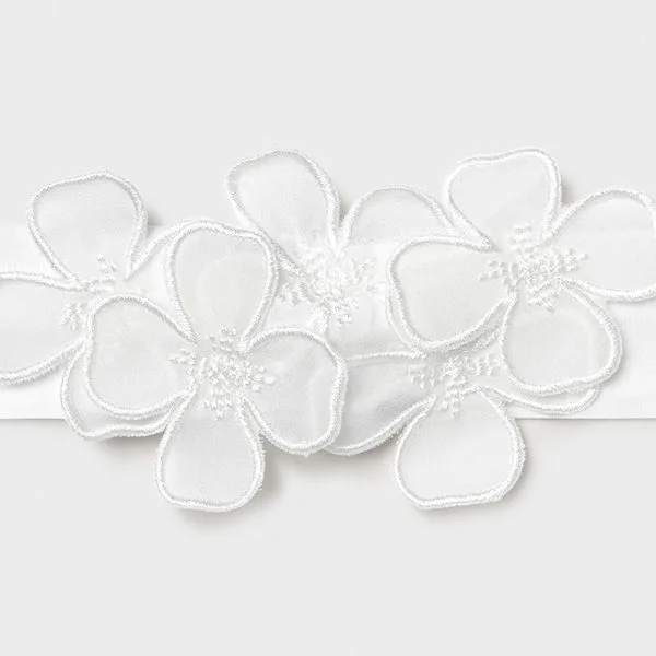 bentita white little flowers marime universala 2