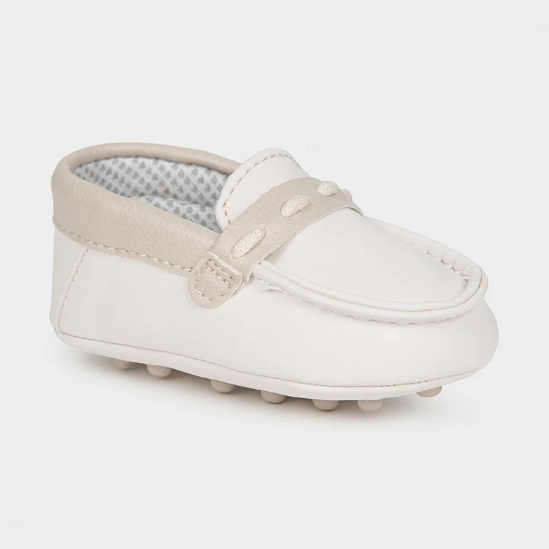 mocasini baby white cream 1 mocasini baby white cream 1