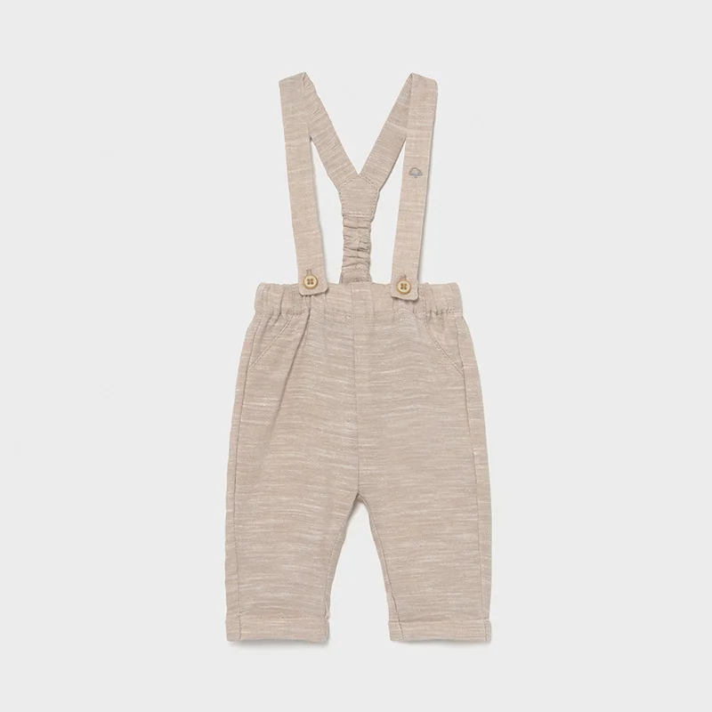 pantaloni cu bretele baieti baby cream 1 pantaloni cu bretele baieti baby cream 1