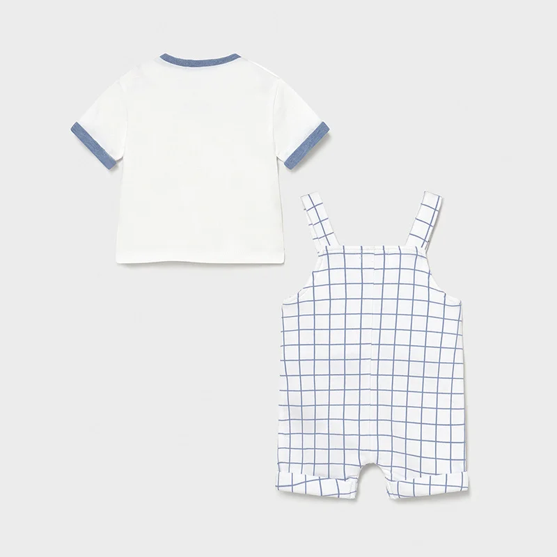 salopeta baieti carouri bleu 2