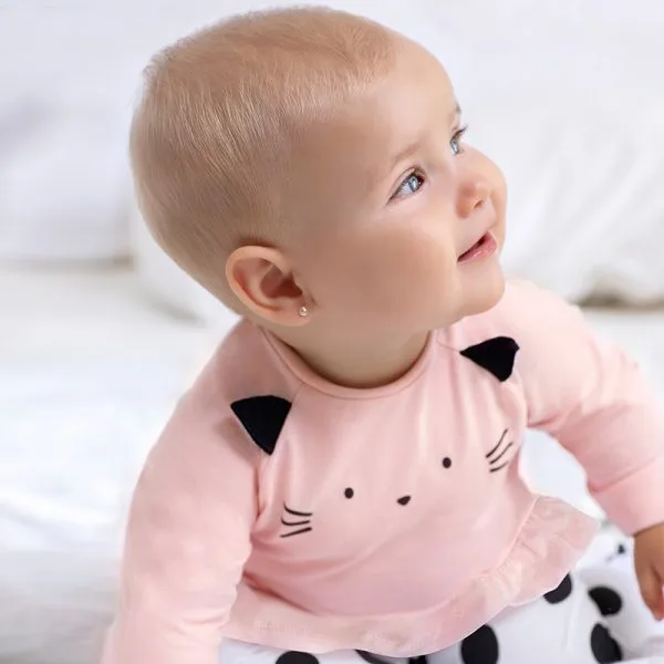 set bluza pantaloni fetite pink kitty 2