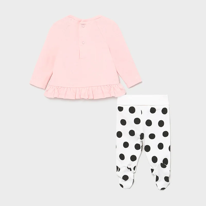 set bluza pantaloni fetite pink kitty 5