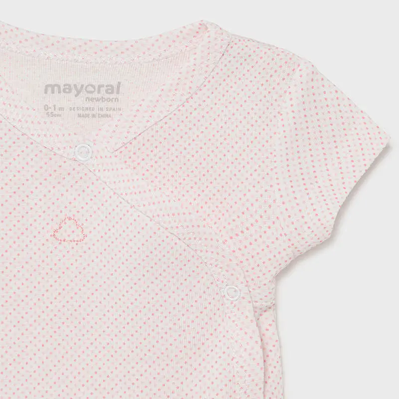 body fetita baby little pink dots1