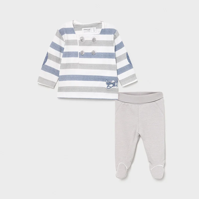 set bluza pantaloni baietei micul aviator1 set bluza pantaloni baietei micul aviator1