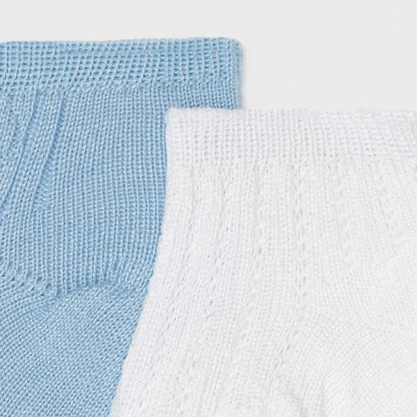 sosete bebe simple blue and white2