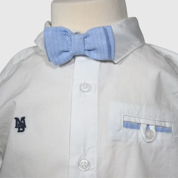costumas botez baby white light blue 2