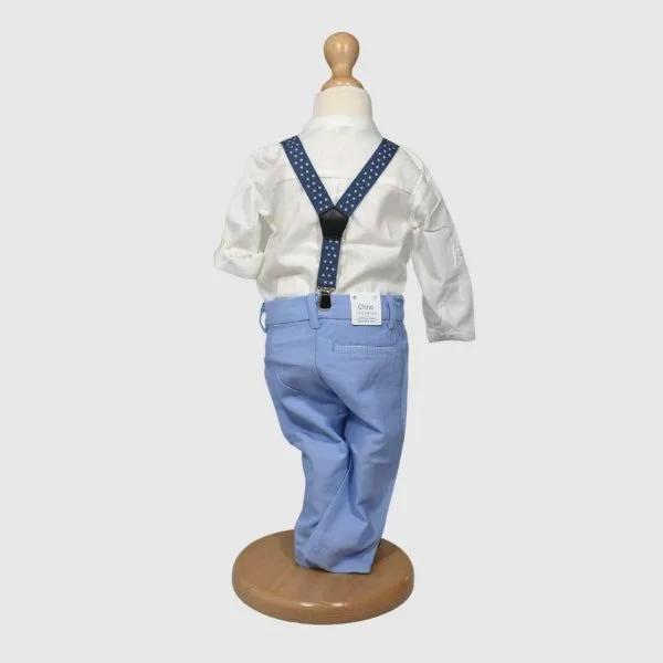 costumas botez casual white blue 3