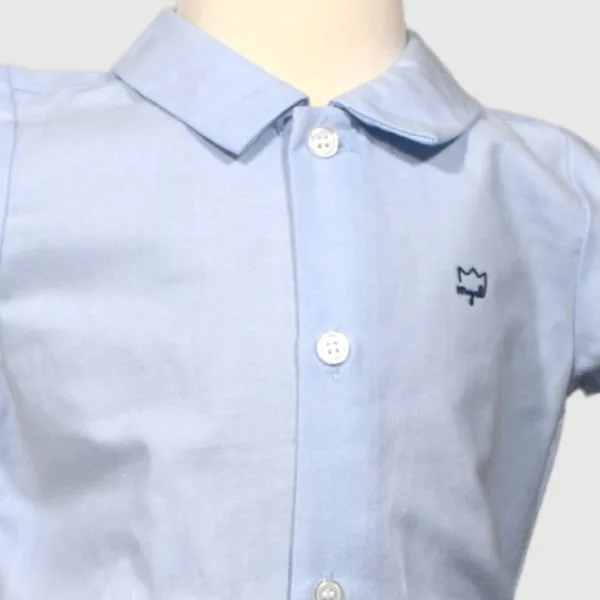 costumas botez light blue cream 3
