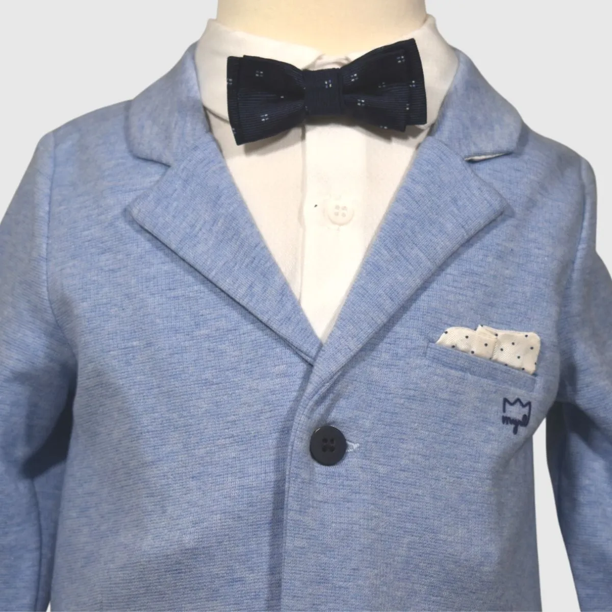 costumas botez light dark blue 3