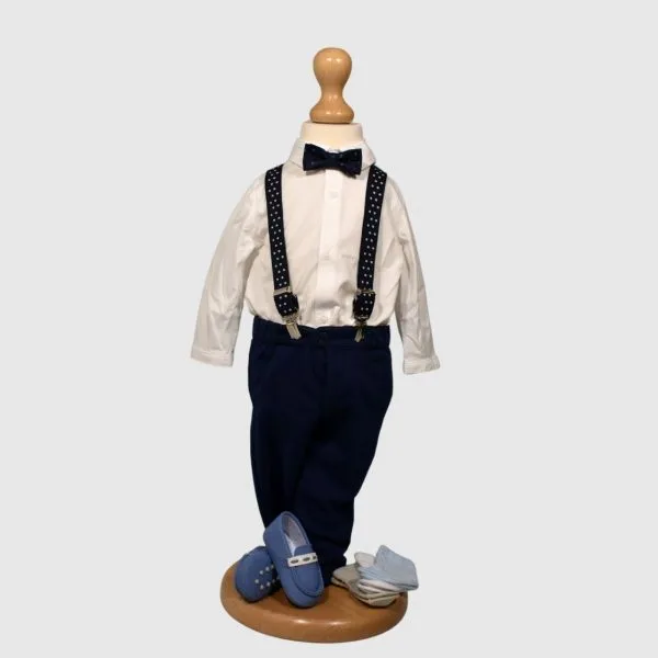 costumas botez light dark blue 4
