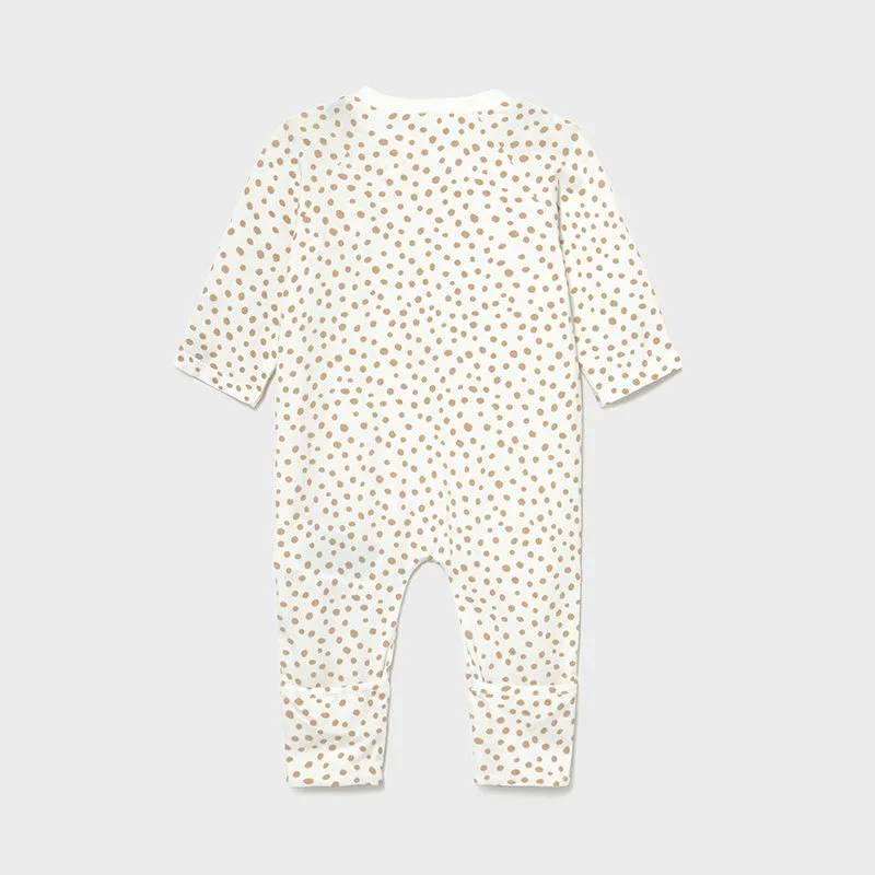 pijama fetita giraffe cream dots 2