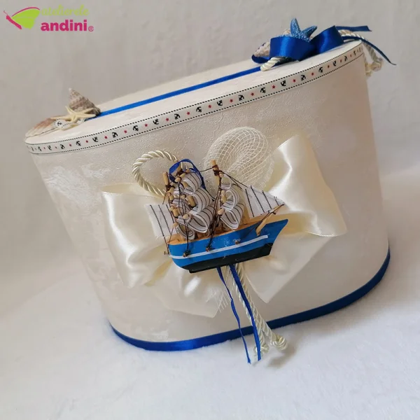 cutie dar botez sailing blue marine2