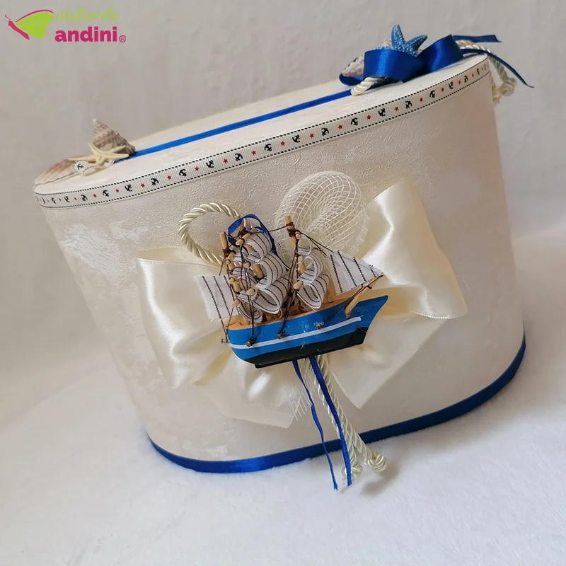 cutie dar botez sailing blue marine2