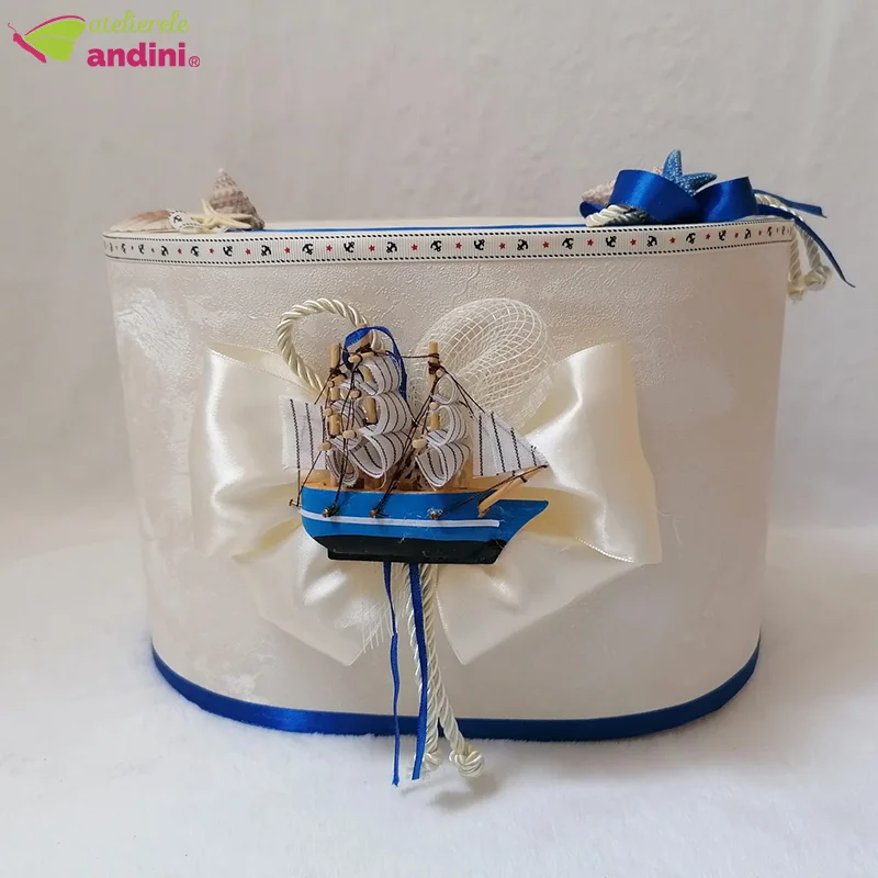 cutie dar botez sailing blue marine3