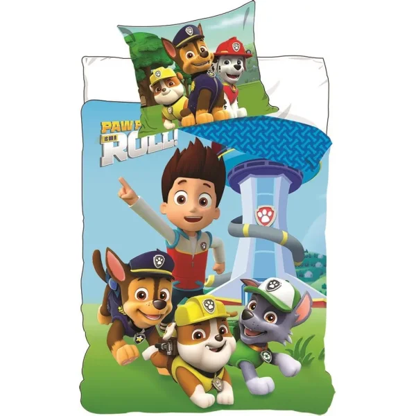6634 5186820 4 Set lenjerie pat copii Paw Patrol Roll 100x135   40x60 SunCity BRM003095 B3406634