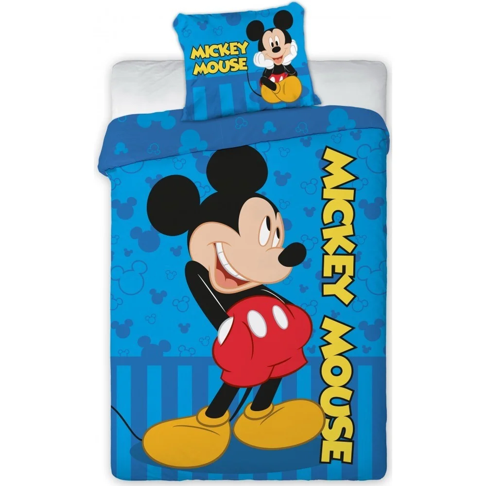 6646 5186833 4 Set lenjerie pat copii Mickey Mouse 100x135   40x60 SunCity FRA576470 B3406646